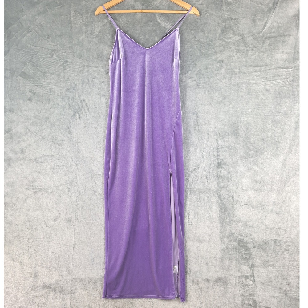 Urban Outfitters Velvet Slip Dress Small Y2K Fairy Whimsigoth Coquette Maxi
